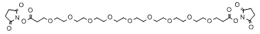 Molecular structure of the compound: Bis-PEG9-NHS ester